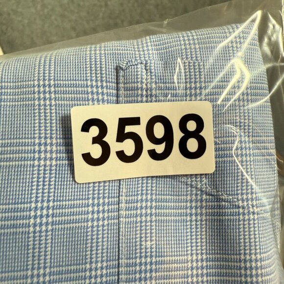 Gitman Bros Mens Long Sleeve Button Shirt Sz 16.5 34 Large USA Blue Made in USA - Picture 11 of 11